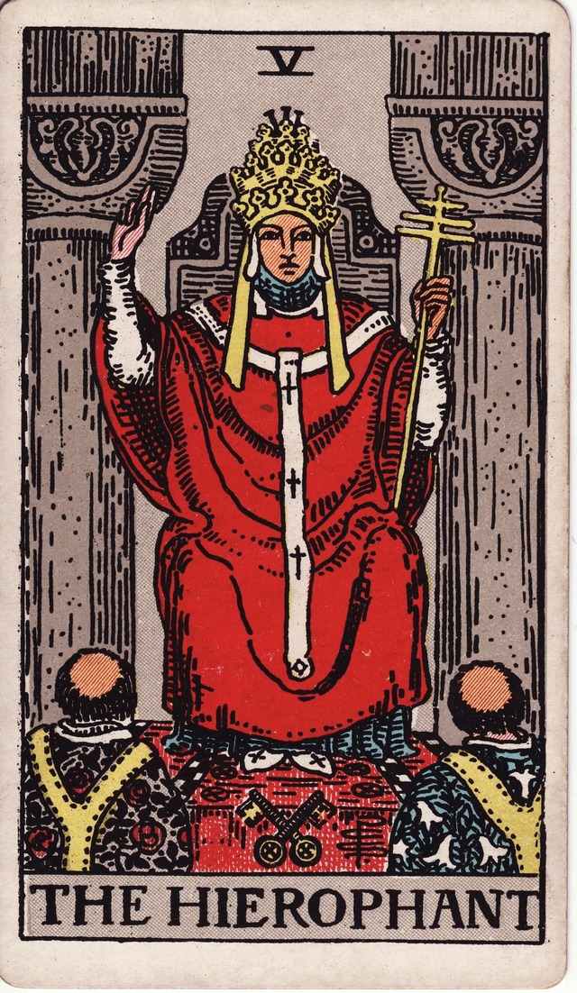 Traditional version of The Hierophant