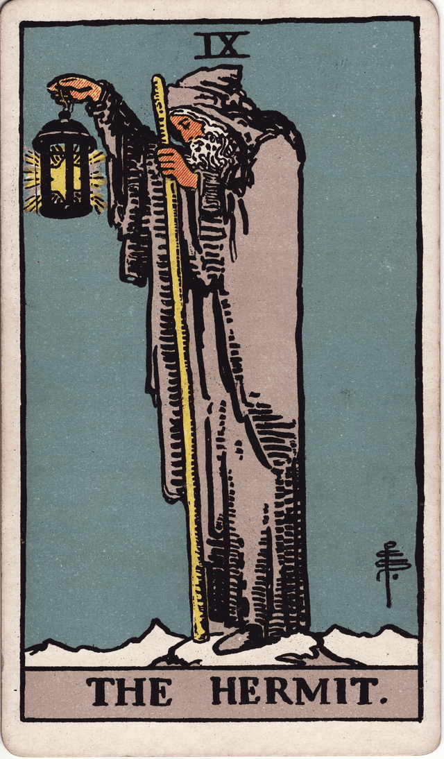 Traditional version of The Hermit