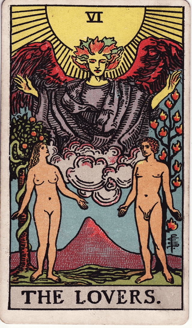 Traditional version of The Lovers