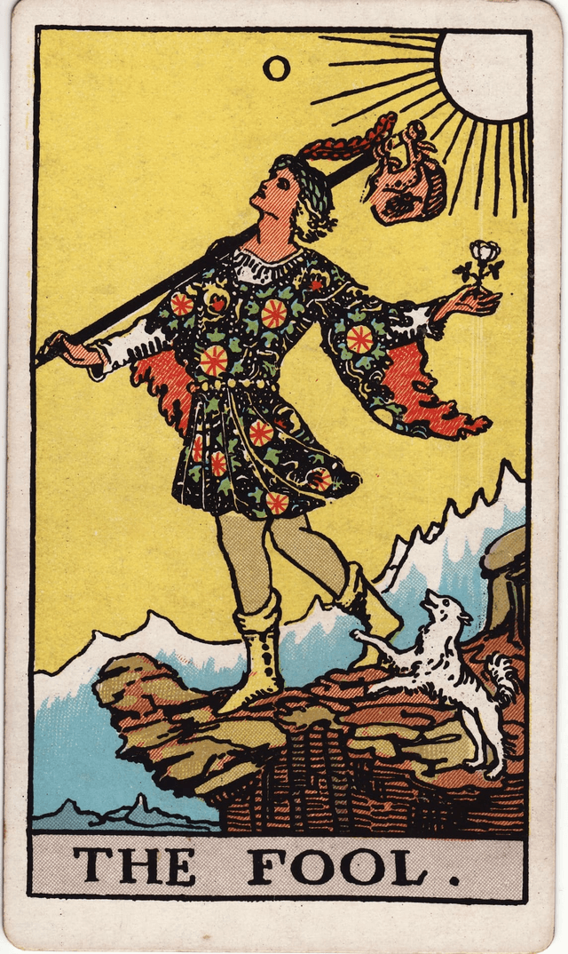 Traditional version of The Fool