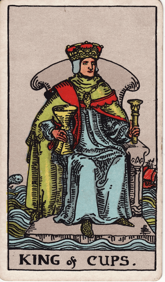 Traditional version of King of Cups