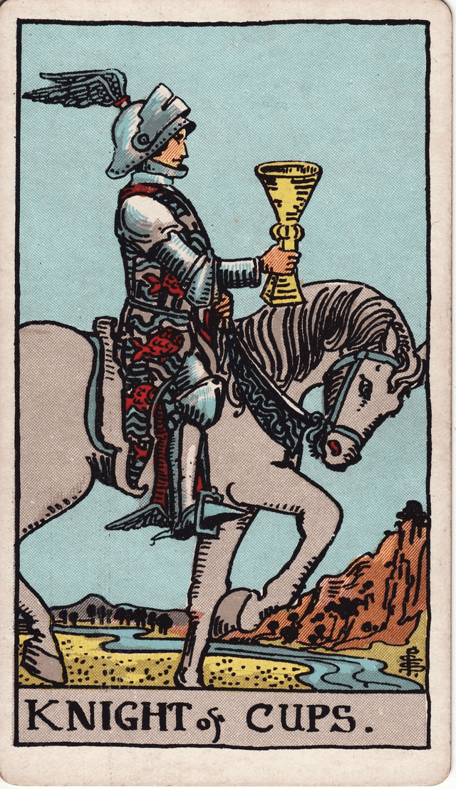 Traditional version of Knight of Cups