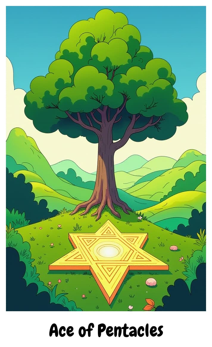 Image of Ace of Pentacles