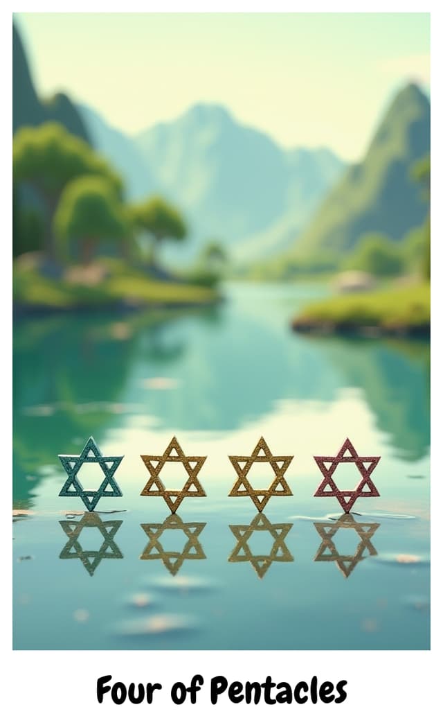 YouTarot version of Four of Pentacles