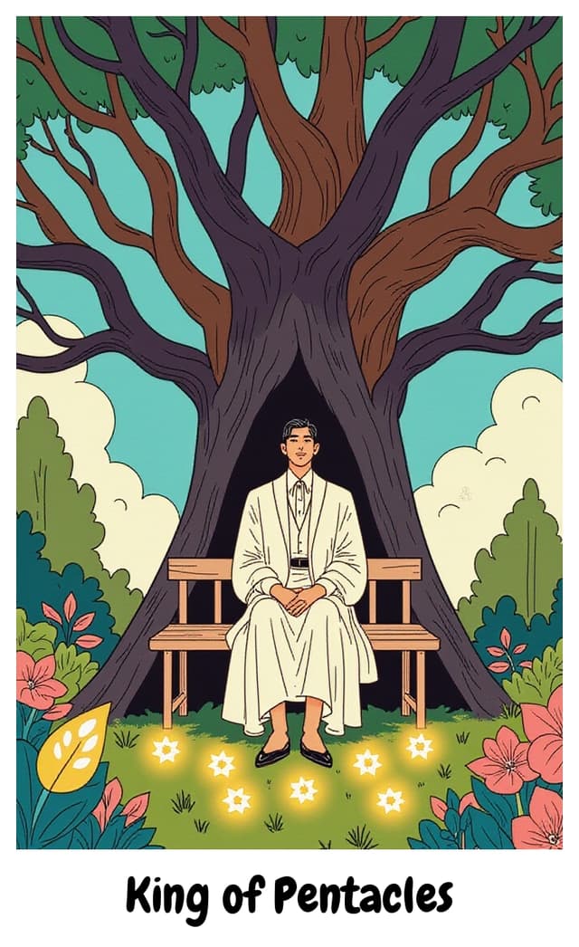 YouTarot version of King of Pentacles