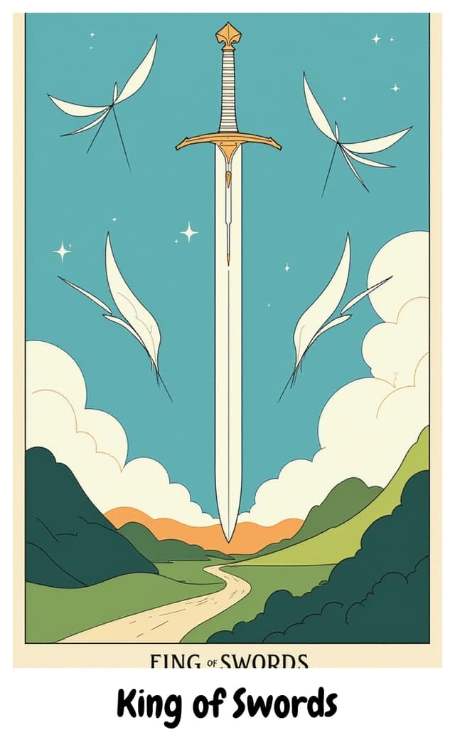 YouTarot version of King of Swords