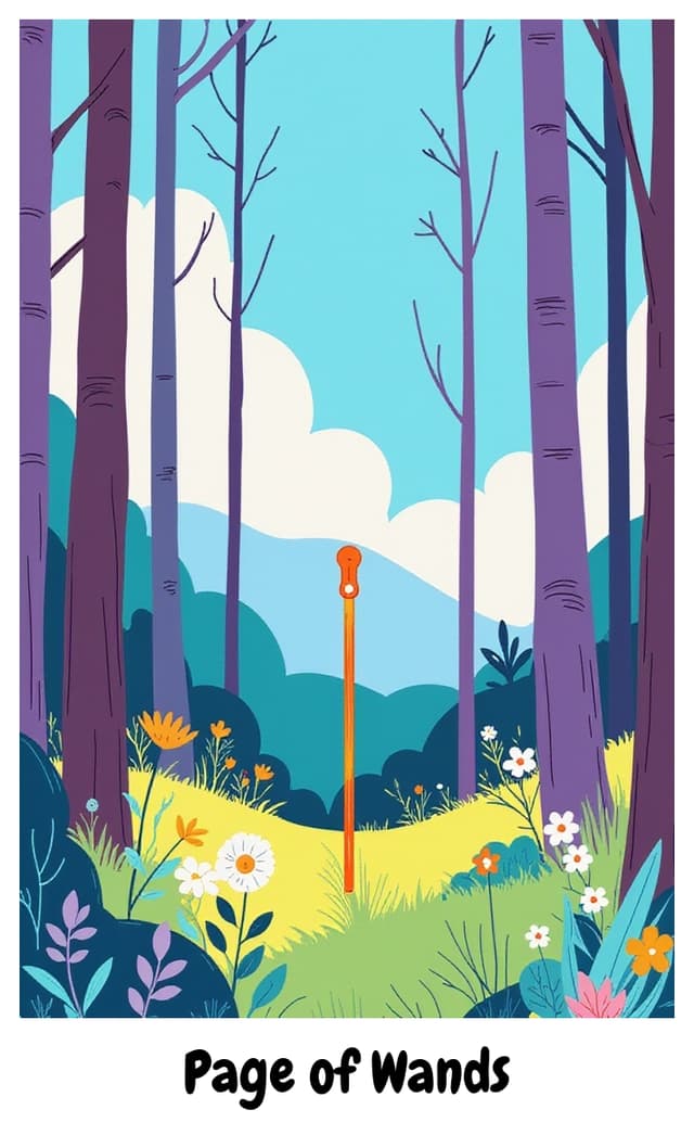 YouTarot version of Page of Wands