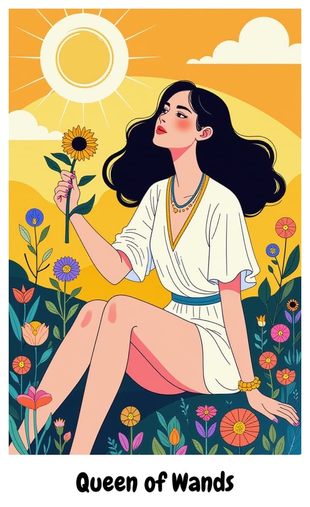 YouTarot version of Queen of Wands