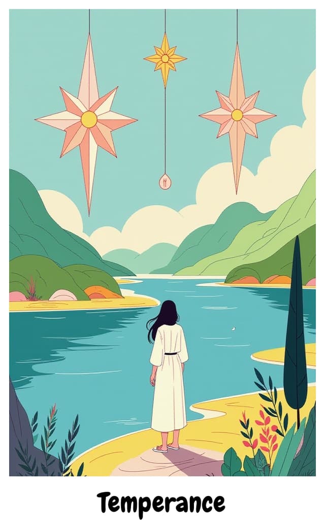 YouTarot version of Temperance