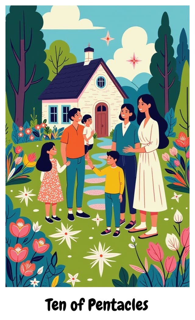 YouTarot version of Ten of Pentacles