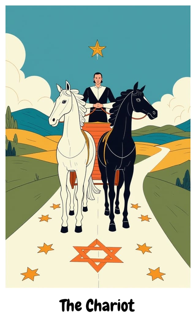 YouTarot version of The Chariot