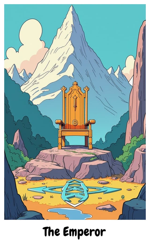 YouTarot version of The Emperor