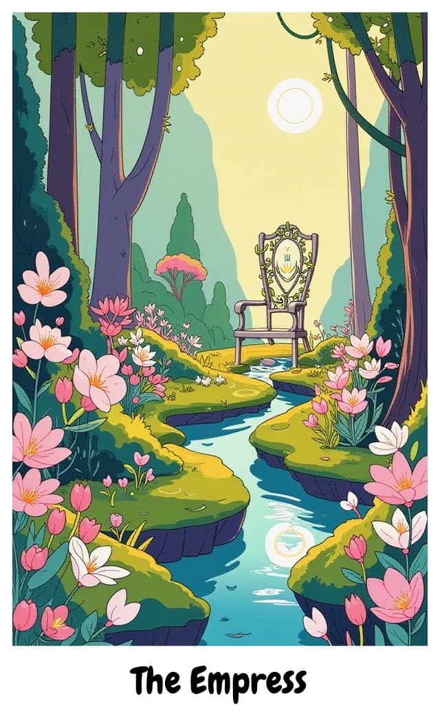 YouTarot version of The Empress