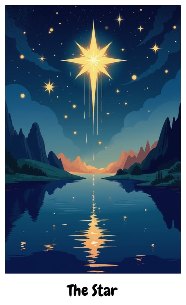 YouTarot version of The Star