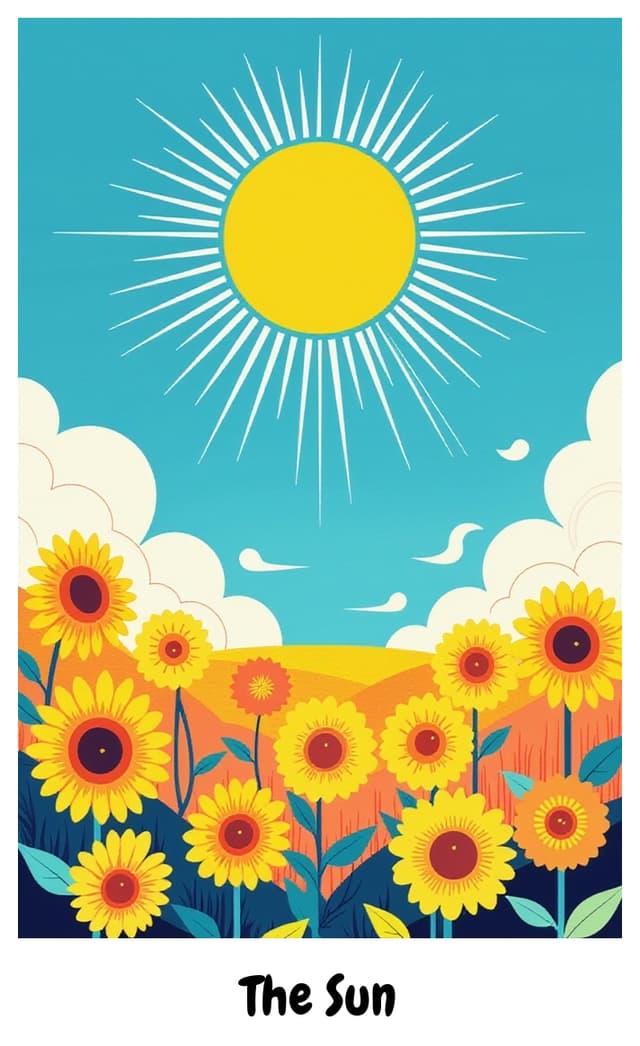YouTarot version of The Sun