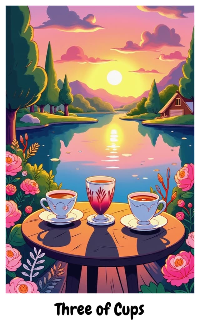 YouTarot version of Three of Cups
