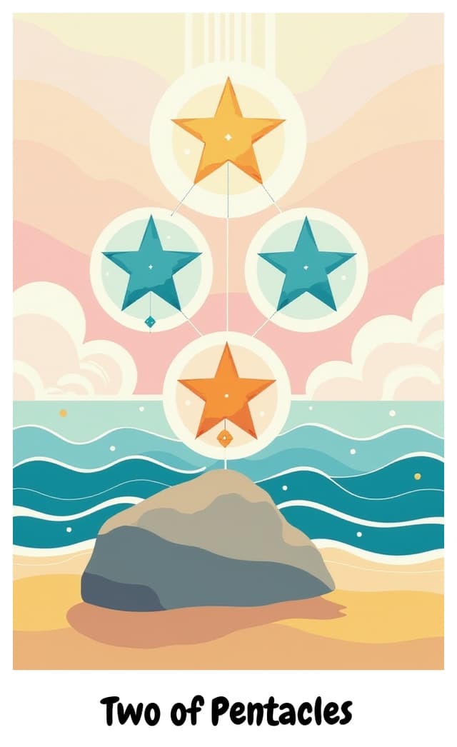 YouTarot version of Two of Pentacles